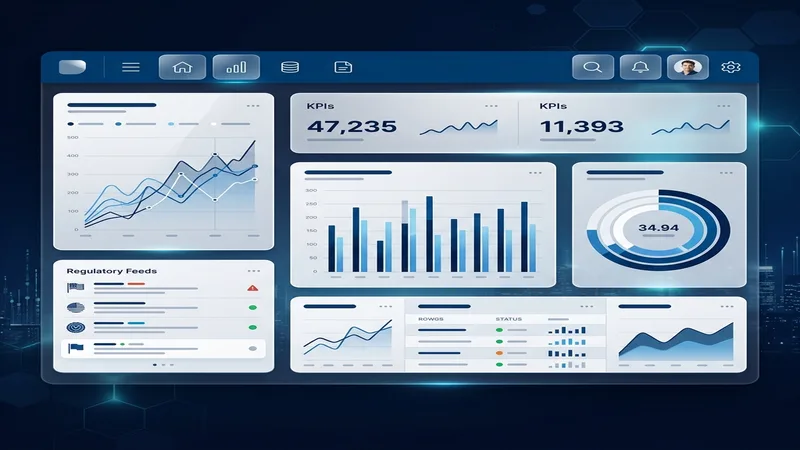 RegLogix Platform Dashboard Mockup